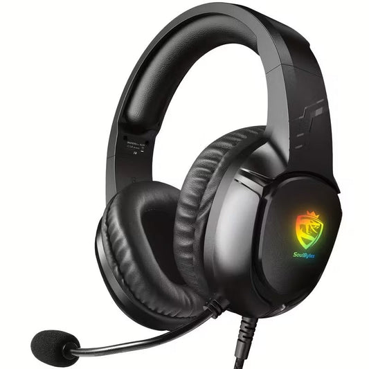 NNETM S20 Gaming Headset 50mm LED Mic-0